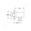 Grohe 27057AL0 - Nástěnné kolínko, kartáčovaný tmavý grafit