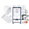 Grohe 38528SET-KH - Set předstěnové instalace, klozetu Serel a sedátka softclose, tlačítko Skate Cosmopolitan, chrom