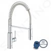 Grohe 30361000 - Dřezová baterie s flexibilním ramenem a sprškou, chrom