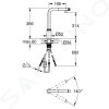 Grohe 31613A00 - Dřezová baterie s výsuvnou koncovkou, SmartControl, Hard Graphite