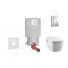 Grohe 38643SET-KT - Set předstěnové instalace, sprchovací toalety a sedátka Tece, tlačítka Skate Cosmo, Rimless, SoftClose, chrom
