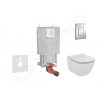 Grohe 38643SET-KU - Set předstěnové instalace, klozetu a sedátka Ideal Standard, tlačítka Skate Cosmo, Aquablade, SoftClose, chrom