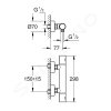 Grohe 34765000 - Termostatická sprchová baterie, chrom