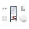 Grohe 38528SET-KI - Set předstěnové instalace, klozetu a sedátka Subway 2.0, DirectFlush, SoftClose, CeramicPlus a tlačítka Skate Cosmo, chrom