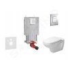 Grohe 38643SET-KK - Set předstěnové instalace, klozetu a sedátka D-Code, Rimless, SoftClose, tlačítka Skate Cosmo, chrom