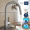 Grohe 31484001 - Dřezová baterie s výsuvnou sprškou, chrom