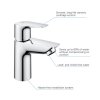 Grohe 23898001 - Umyvadlová baterie s výpustí Push-Open, chrom