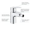 Grohe 32281002 - Bidetová baterie s řetízkem, chrom