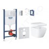 Grohe 39889000 - Set předstěnové instalace, klozetu Euro Ceramic a sedátka softclose, tlačítko Skate Cosmopolitan, chrom