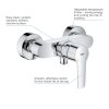 Grohe 24208002 - Sprchová nástěnná baterie, chrom