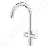 Grohe 30592000 - Dřezová baterie StartCurve s filtrační funkcí, chrom