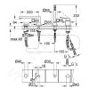 Grohe 19897DC1 - Vanová baterie na okraj vany, 4-otvorová instalace, supersteel