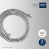 Grohe 22101000 - Sprchová hadice VitalioFlex Metal Long-Life 1,5 m, chrom