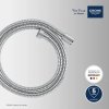 Grohe 22106000 - Sprchová hadice VitalioFlex Metal Long-Life 1,25 m, chrom