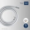 Grohe 22109000 - Sprchová hadice VitalioFlex Silver Long-Life 1,5 m, chrom