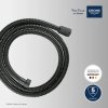 Grohe 27502KS1 - Sprchová hadice VitalioFlex Metal Long-Life 1,5 m, černá
