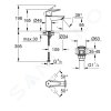 Grohe 235502432 - Umyvadlová baterie s výpustí Push-Open, matná černá