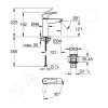 Grohe 237462432 - Umyvadlová baterie s výpustí Push-Open, matná černá