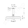 Hansgrohe 27405000 - Horní sprcha 240 Air 1jet s přívodem od stropu 10 cm, chrom