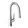 Hansgrohe 72813000 - Dřezová baterie s výsuvnou sprškou, chrom