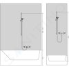 Hansgrohe 26535400 - Set sprchové hlavice, tyče a hadice, EcoSmart 9 l/min, bílá/chrom