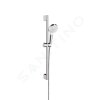 Hansgrohe 26535400 - Set sprchové hlavice, tyče a hadice, EcoSmart 9 l/min, bílá/chrom