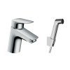 Hansgrohe 71290000 - Umyvadlová baterie s bidetovou sprškou, chrom