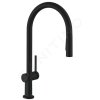 Hansgrohe 72842670 - Dřezová baterie Talis s výsuvnou sprškou, EcoSmart, matná černá