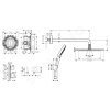 Hansgrohe 27961670 - Sprchový set 280, s termostatem Ecostat S pod omítku, matná černá