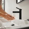 Hansgrohe 76023670 - Umyvadlová baterie, s výpustí Push-Open, EcoSmart, matná černá