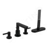 Hansgrohe 76444670 - Baterie na okraj vany, 4-otvorová instalace, sBox, matná černá
