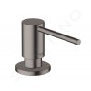 Hansgrohe 40438340 - Dávkovač mycího prostředku A41, 500 ml, kartáčovaný černý chrom