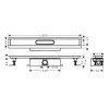 Hansgrohe 56024180 - Set pro standardní instalaci lineárního sprchového žlabu 80 cm, nerez