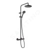 Hansgrohe 26276670 - Sprchový set Showerpipe 200 s termostatem, matná černá