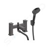Hansgrohe 71462670 - Baterie na okraj vany s příslušenstvím, 2-otvorová instalace, matná černá