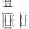 Hansgrohe 56076670 - Výklenek do stěny, 30x15x14 cm, matná černá