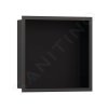 Hansgrohe 56098340 - Výklenek do stěny s designovým rámem, 30x30x10 cm, matná černá/kartáčovaný černý chrom