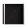 Hansgrohe 56098800 - Výklenek do stěny s designovým rámem, 30x30x10 cm, matná černá/kartáčovaná nerez