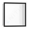 Hansgrohe 56099670 - Výklenek do stěny s designovým rámem, 30x30x10 cm, matná bílá/matná černá