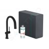 Hansgrohe 76836670 - Dřezová baterie s výsuvnou koncovkou, SodaSystem, sBox, matná černá