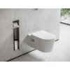 Hansgrohe 56062800 - Podomítkový držák toaletního papíru s WC štětkou, s dvířky, kartáčovaná ocel