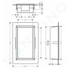 Hansgrohe 56092670 - Výklenek do stěny s rámem, 30x15x7 cm, matná černá