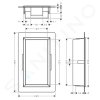 Hansgrohe 56092700 - Výklenek do stěny s rámem, 30x15x7 cm, matná bílá