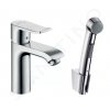 Hansgrohe 31285000 - Umyvadlová baterie s ruční sprchou Bidette, s výpustí, chrom