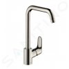 Hansgrohe 31820800 - Dřezová baterie, vzhled nerezu