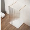 VARIO GOLD MATT jednodílná sprchová zástěna do prostoru, sklo nordic, 1100 mm