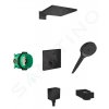 Hansgrohe 27918670 - Sprchový set 300 s termostatem pod omítku, černá