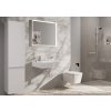 Hansgrohe 73030700 - Umyvadlová baterie s výpustí Push-Open, 3-otvorová instalace, EcoSmart, matná bílá