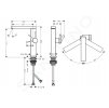 Hansgrohe 73060000 - Umyvadlová baterie s výpustí Push-Open, CoolStart, EcoSmart, chrom