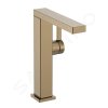 Hansgrohe 73060140 - Umyvadlová baterie s výpustí Push-Open, CoolStart, EcoSmart, kartáčovaný bronz